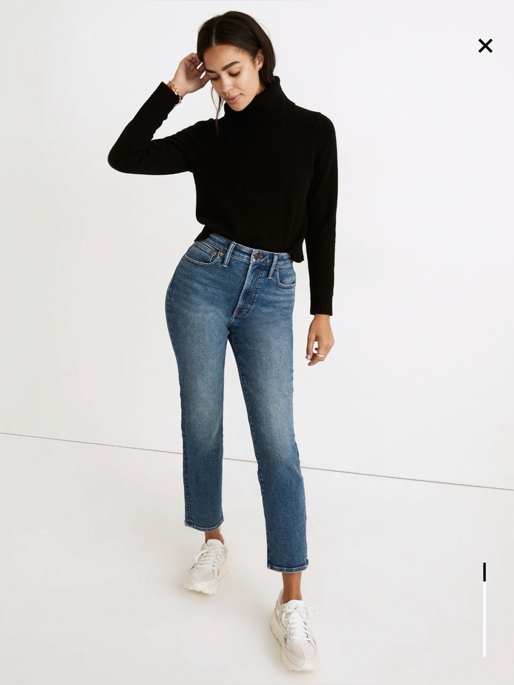 Madewell Tall Curvy Perfect Vintage Jean in Melgrove Wash size 30T